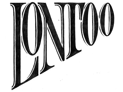 London drawing hand drawn lettering marker sketch