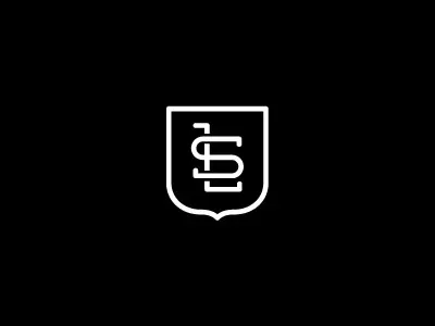 WIP Monogram badge custom type icon logo monogram s l monogram s monogram shield type