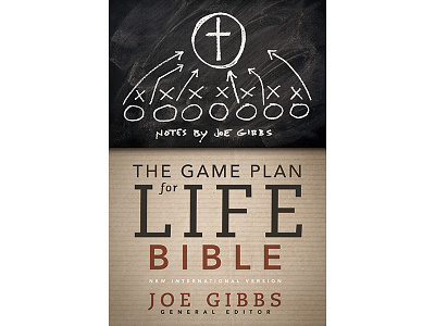 The Game Plan For Life 1 bible football illustration