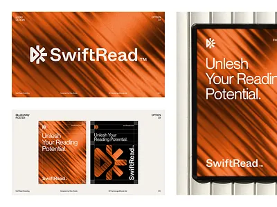 SwiftRead Branding assisted branding fast fonts logo potential read reading speech text