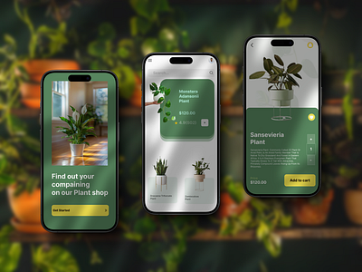 Seamless Plant shopping experience branding design designthinking dribbledesign figmadesign ui uiux