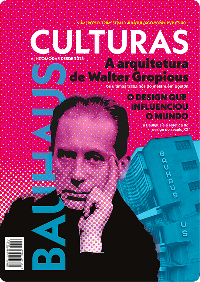 Culturas Magazine/ Cover and Editorial article design (2023) editorial dessign graphic design