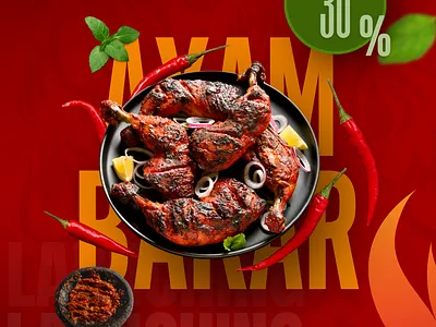 Indonesian Food Poster Design branding design food product design graphic design indonesian food design poster design