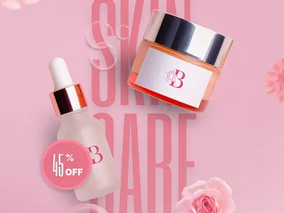 Beauty Care Poster Design, Beauty Treatment Poster advertising product beauty care beauty treatment branding design graphic design poster design