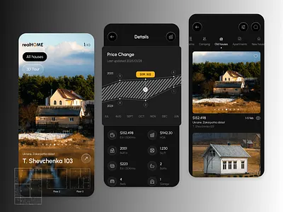 realHOME - app 2025 app buy graphic design home ui uxui