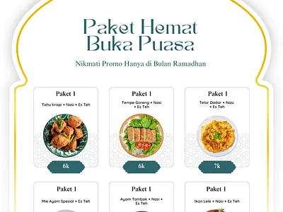 Food Poster Design, Promotion Design, Ramadhan Food Design advertising product branding graphic design poster design ramadhan food design