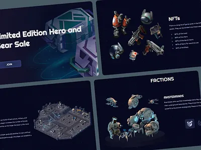 Futuristic NFT Game Interface blockchain crypto gaming digital collectibles game game dashboard gaming interface gaming platform interactive ui metaverse design modern ux nft game design nft marketplace sci fi game ui design ux design ux strategy ux ui uxui web game web3 gaming