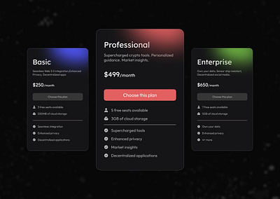 Pricing dailyui dailyux dark mode design figma inspiration popular price price card price list pricing ui uiux ux uxlife web design website