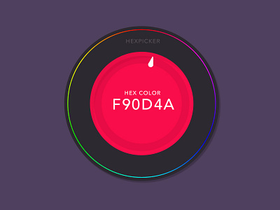 Hex Color Picker color picker colorpicker dial hex color nest