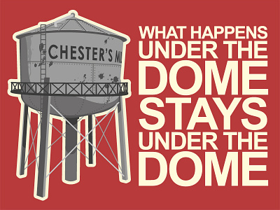 Under The Dome illustrator society6 stephen king tv under the dome