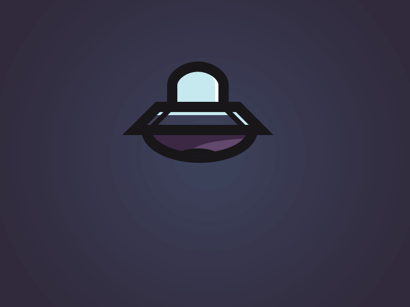 UFO aliens animation gif ian illustration motion space steele ufo vector