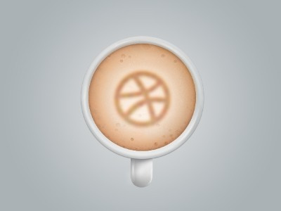 A cup of coffee coffee dribbble icon