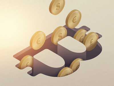 Bit Coin bit coin bitcoin coins illustration isometric