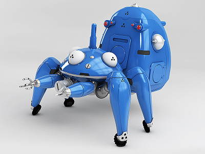 Tachikoma model 3d model c4d cinema 4d ghost in the shell robot tachikoma