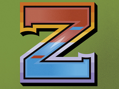 Zed drop cap lettering sri lanka type typefight typography