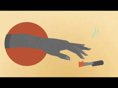 Paint The Way animation flat gif handdrawn motiongraphics