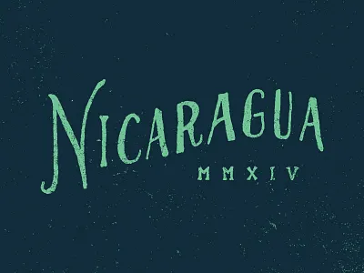 Nicaragua 2014 2014 hand lettering missions trip nicaragua portico church textured tried and true