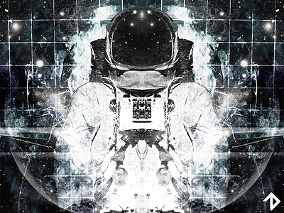 Nomad art astronaut dark line photography planet space star symmetry