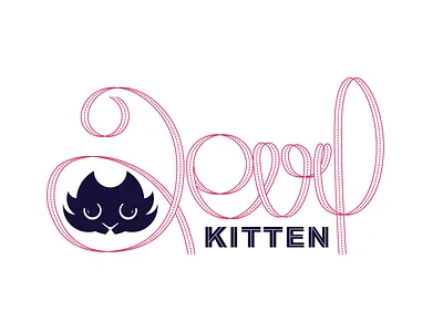 Devil Kitten Logo logo vector