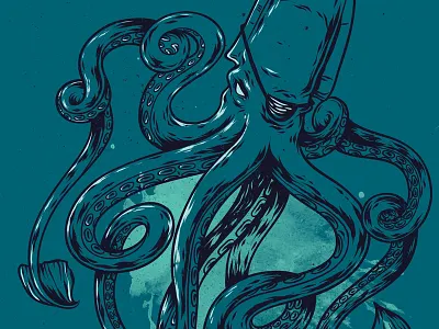 Pirate Squid fish pirates sea squid underwater