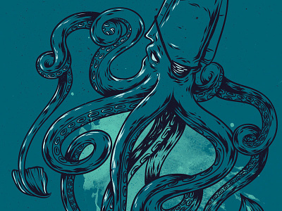 Pirate Squid fish pirates sea squid underwater