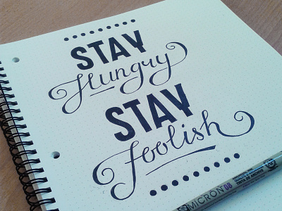 Jobs type sketch typography