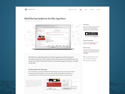 Blog Redesign article blog caption header image mindsense redesign sidebar web