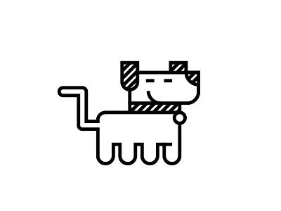 Dog design iconography illustration