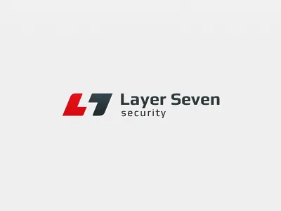Layer Seven Security layer logo logotype monogram seven