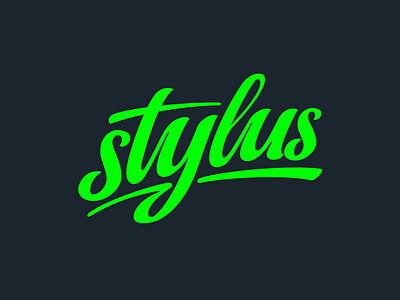 Stylus 2 css custom hand lettering stylus typo typography written