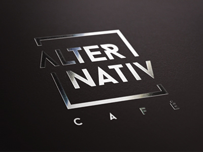 Alternativ Cafe - logo alternative cafe coffee logo