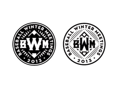 Road Not Taken, Part 10 badge baseball circle logo monogram studio simon winter meetings