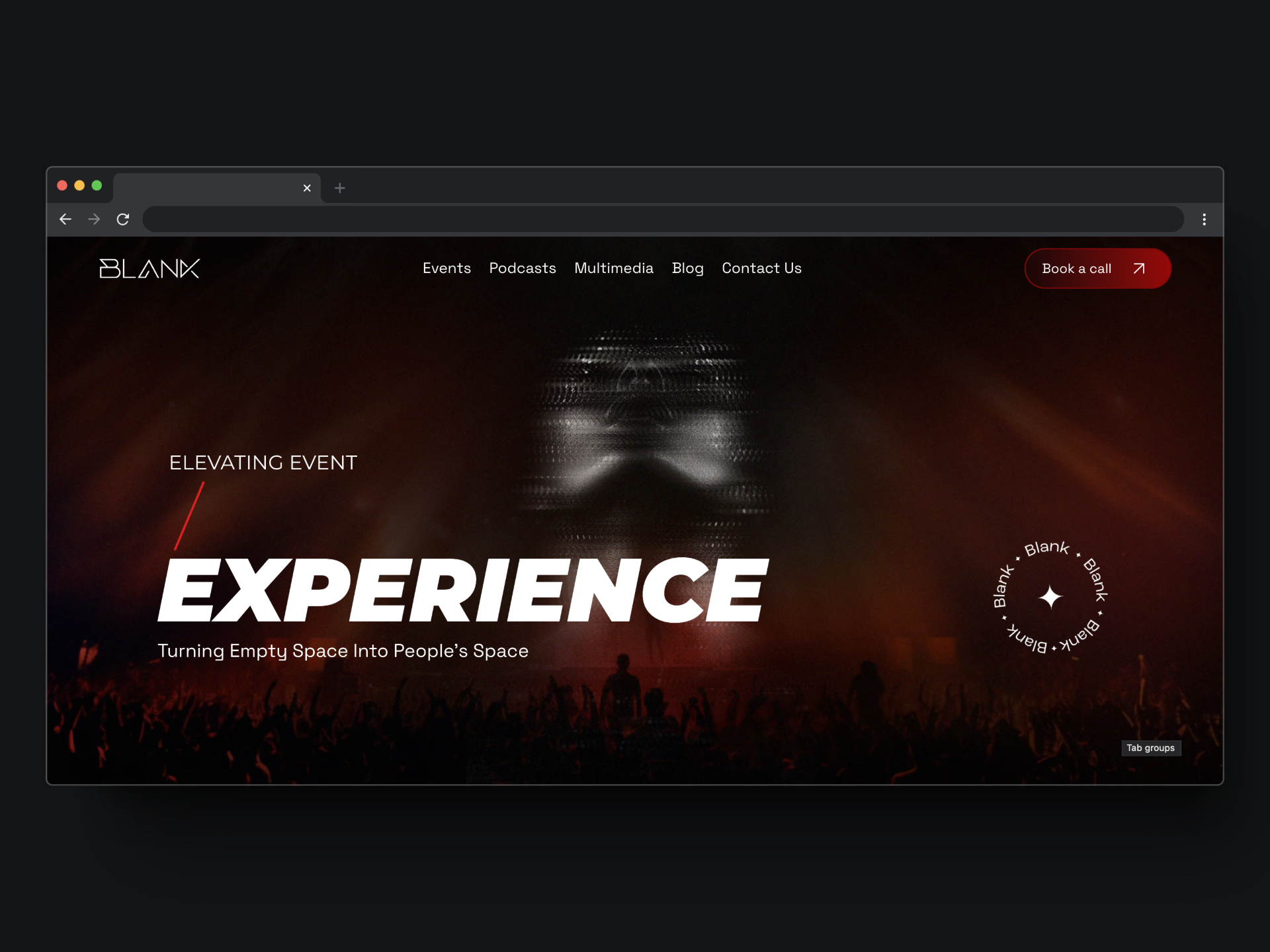 Example of Minimal And Modern Landing Page Design