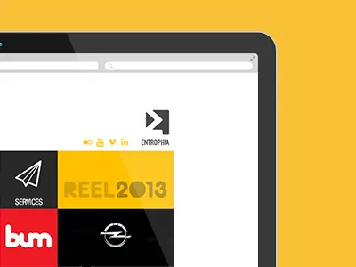 entrophia website darts entrophia flat interface one onepage page ui ux web webdesign website