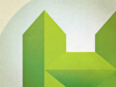 Screen Shot of a logo I am currently working on... green housing type