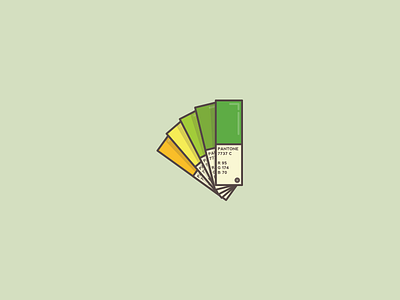 Pantone Book colour book icon illustration pantone