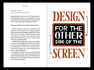 Final Check book illustration layout typography