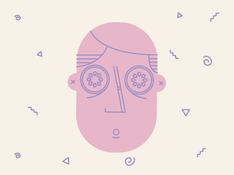 Cucumber Face face illustration micahburger vector