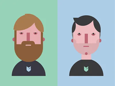 Big Cartel Founders big cartel buddy comedy icons portrait