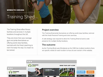 Portfolio Project Detail Page design portfolio ui ui design user interface web website