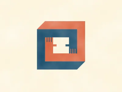 Indivisible 2.0 community connection flat hands help icon indivisible interlocked logo mark negative optical illusion