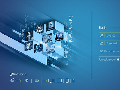 Pvr Login Page design visual