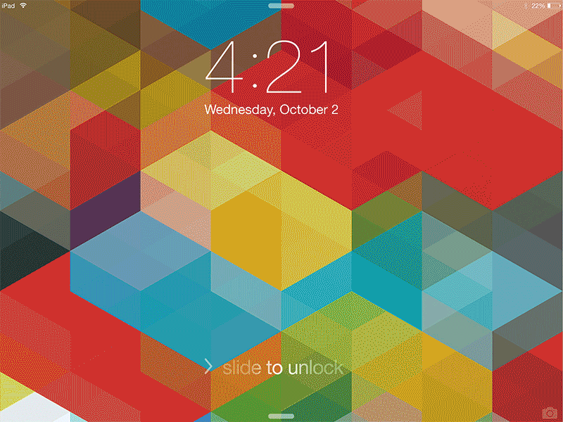 Profiles for iPad (Concept) after effects concept ios 7 ipad lock screen profiles rebound user youtube