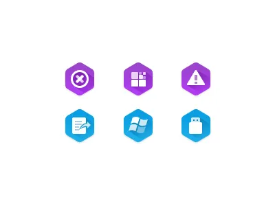 Flat icon error flat icon regedit txt usb warning win