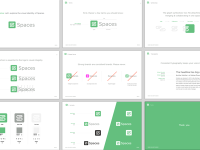 Spaces Styleguide branding logo styleguide
