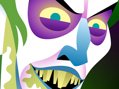 Beetlejuice beetlejuice face graphic illustration vector