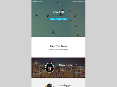 About Page using Free Knapstack Theme bricks stacks theme wordpress