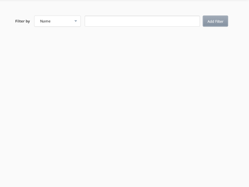 CrossBrowserTesting Filtering filter filtering pattern selection ui