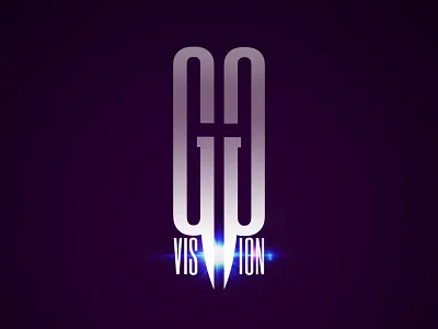 GG Vision batman flare game gothic light logo minimalistic simple