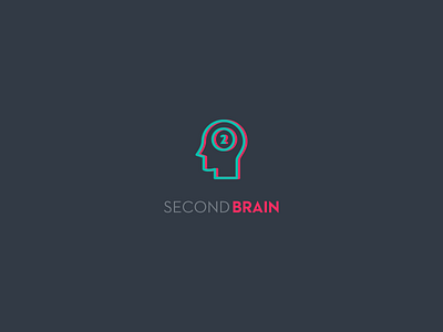 2nd Brain app brain brand icon logo second